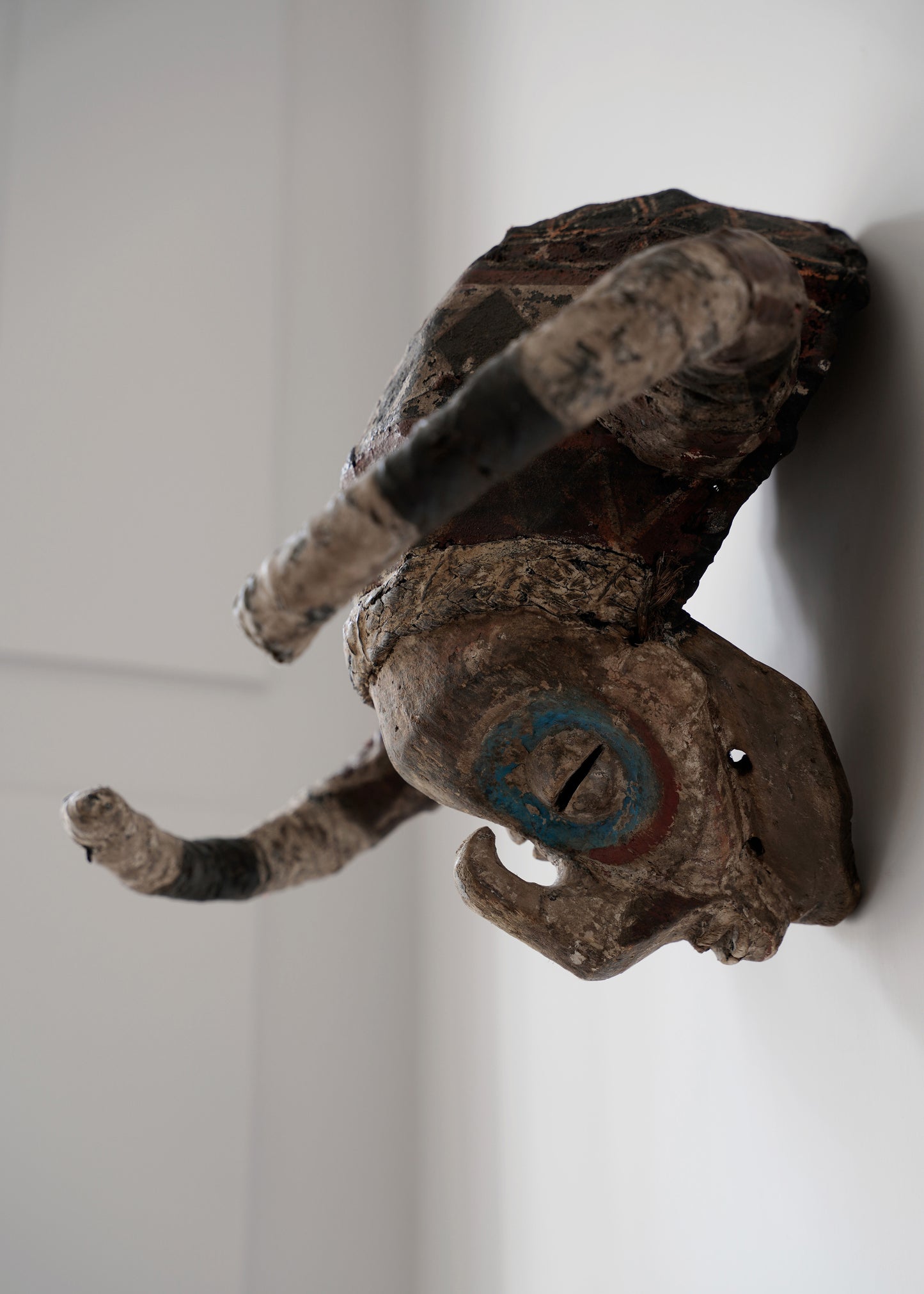African mask with horns