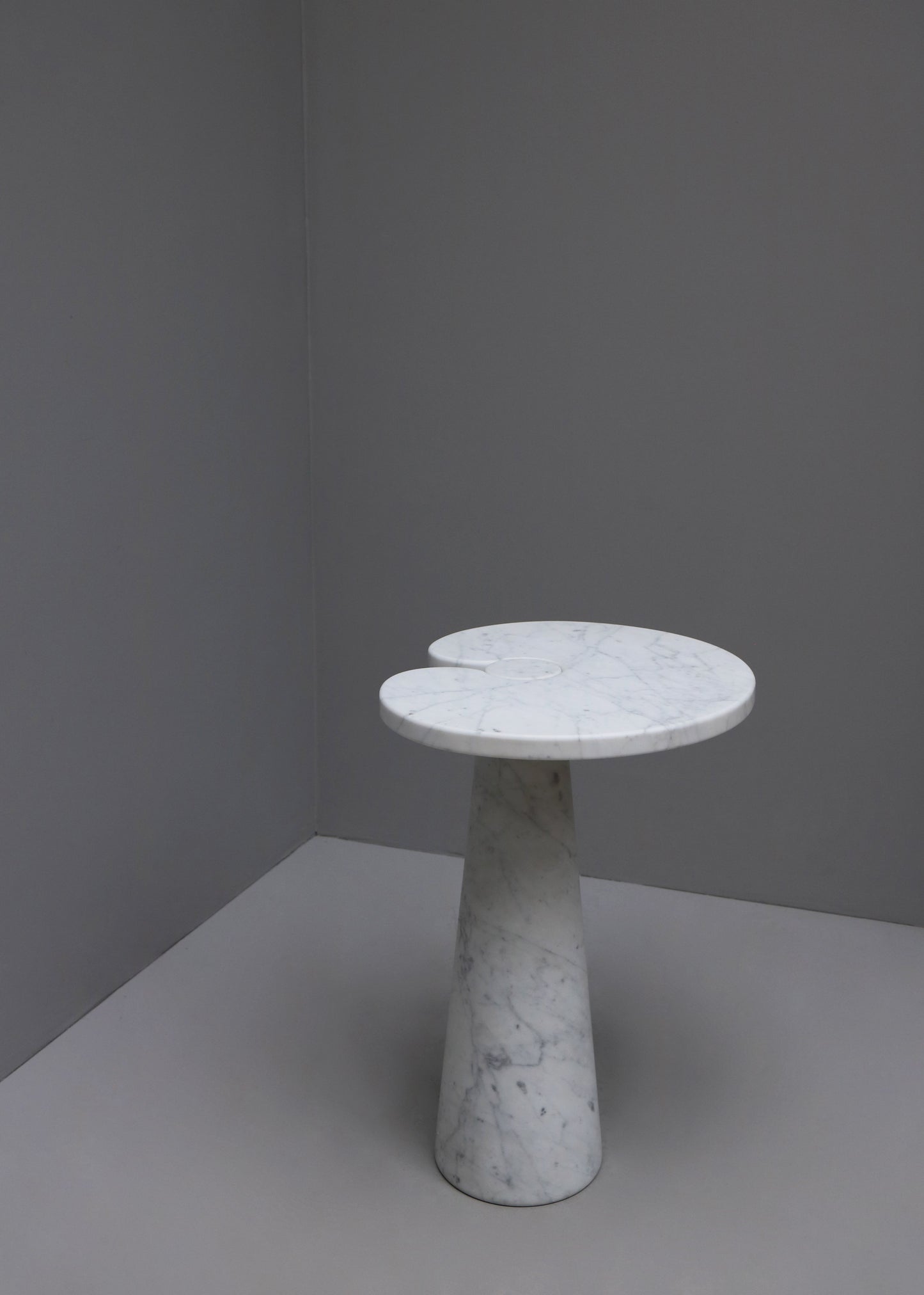 "EROS MARBLE SIDE TABLE" BY ANGELO MANGIAROTTI