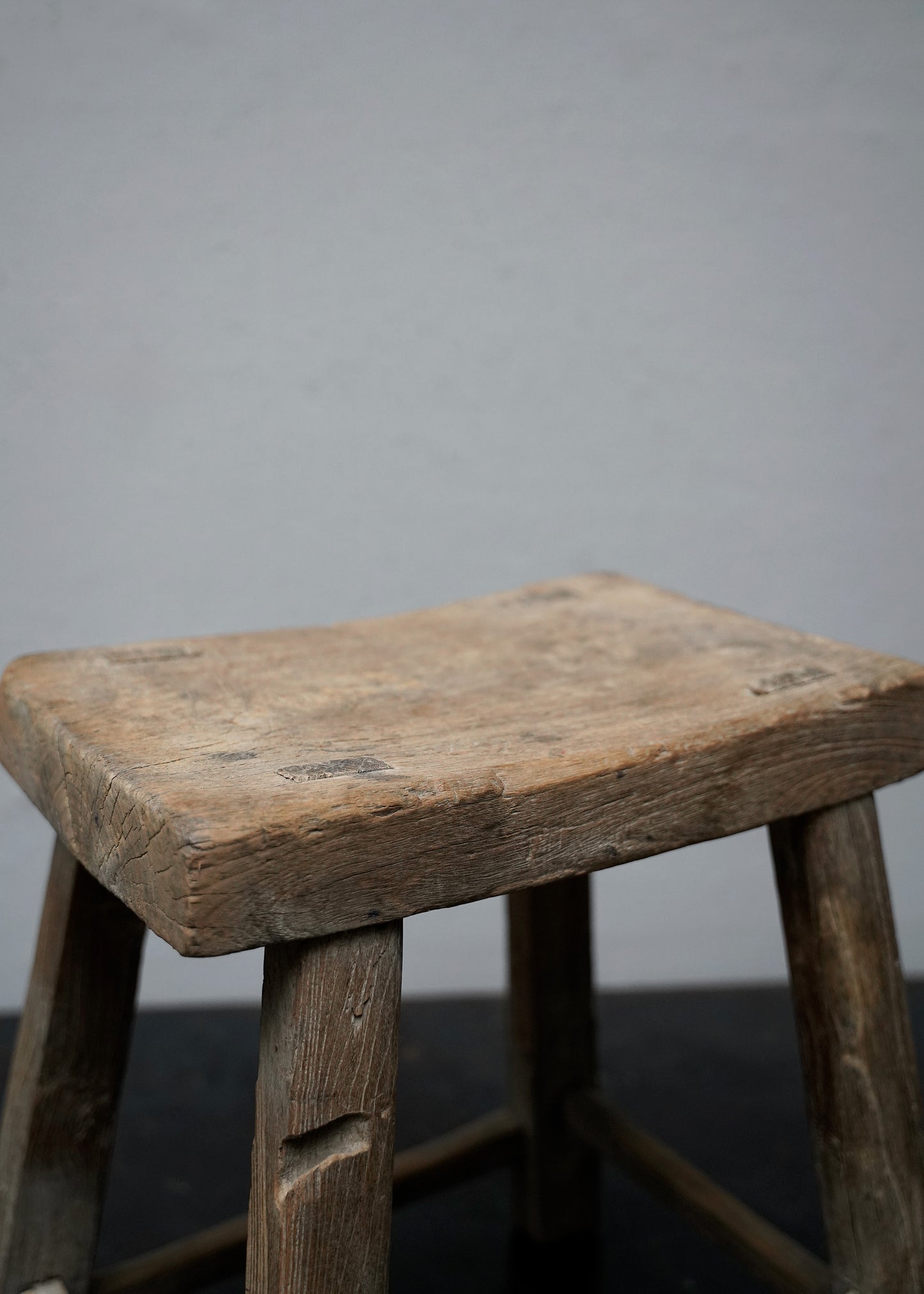ASIAN WOODEN STOOL