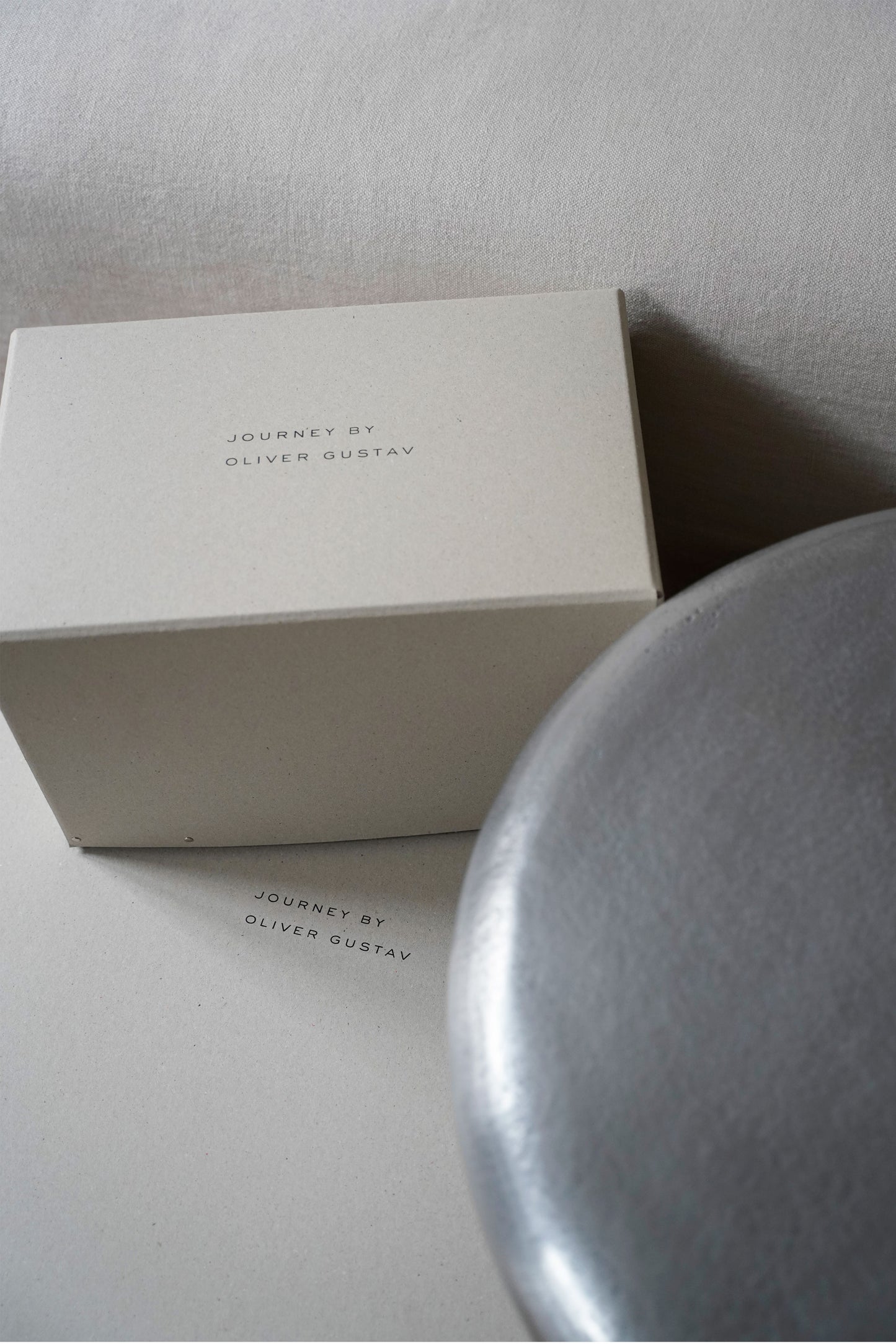"Round Aluminum Table Small" from Journey by Oliver Gustav