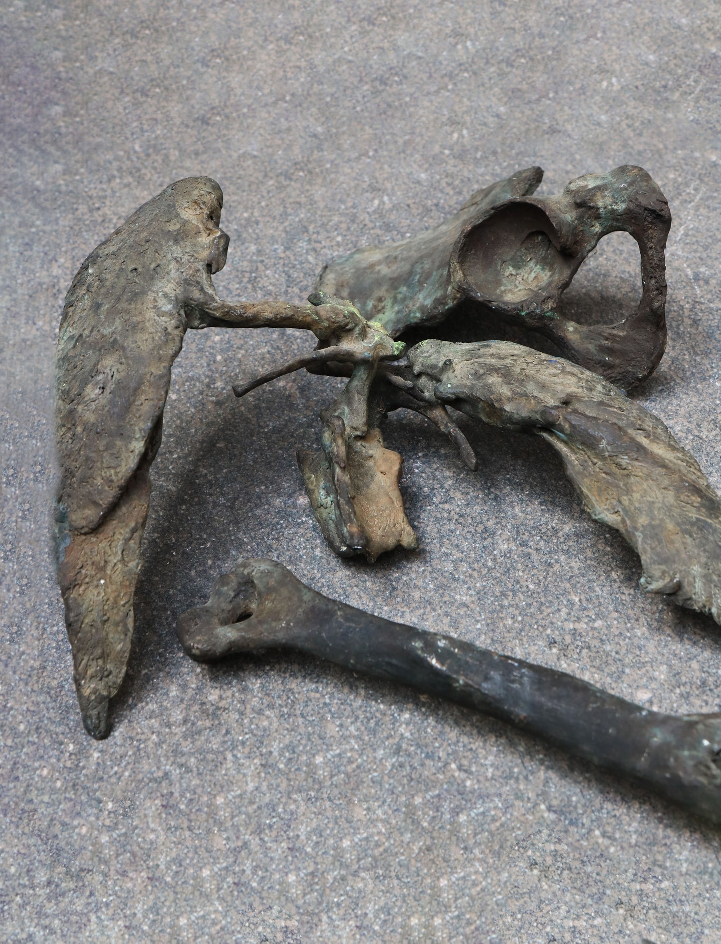 Bronze sculpture in 3 parts