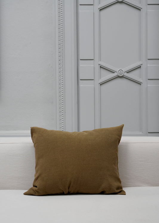 Heavy Linen Cushion Cover - Caramel
