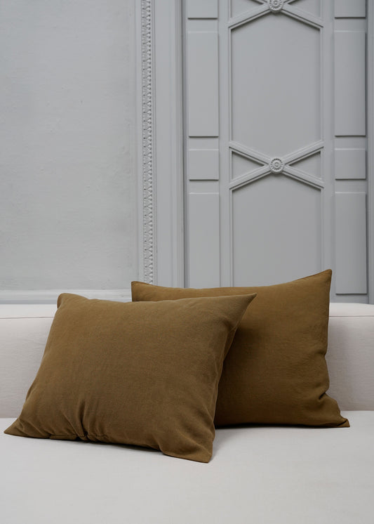 Linen Cushion cover - Caramel