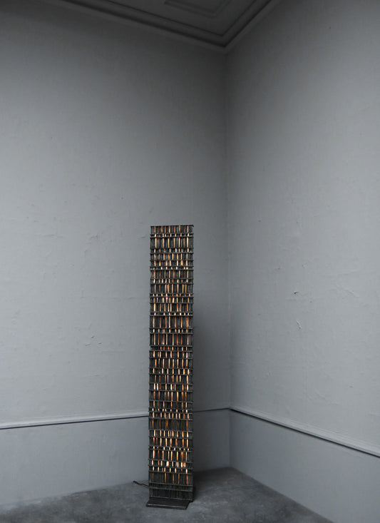 "Gear Cartela Light Sculpture" by Héctor Esrawe