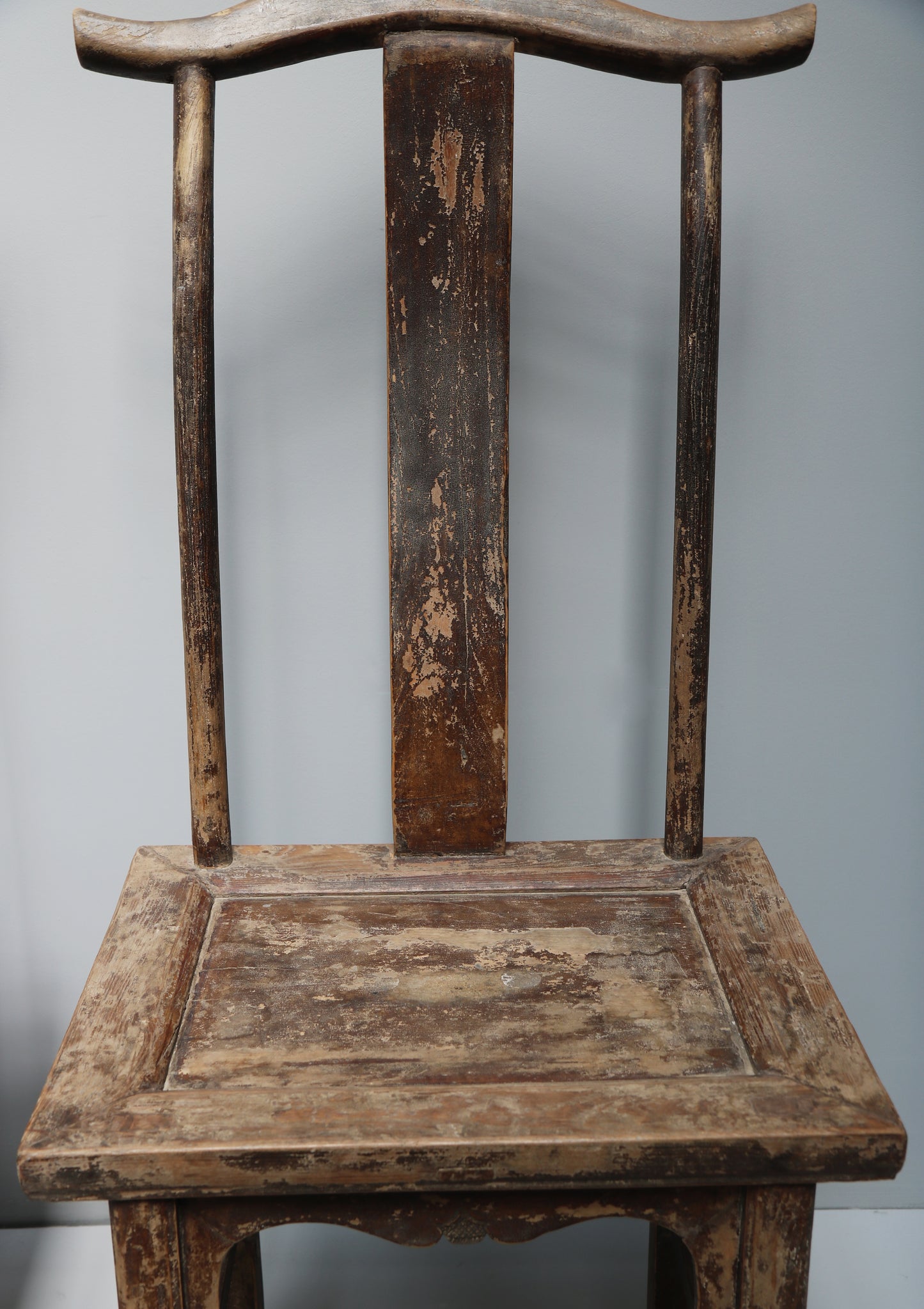 PAIR OF CHINESE YOKEBACK CHAIRS #C