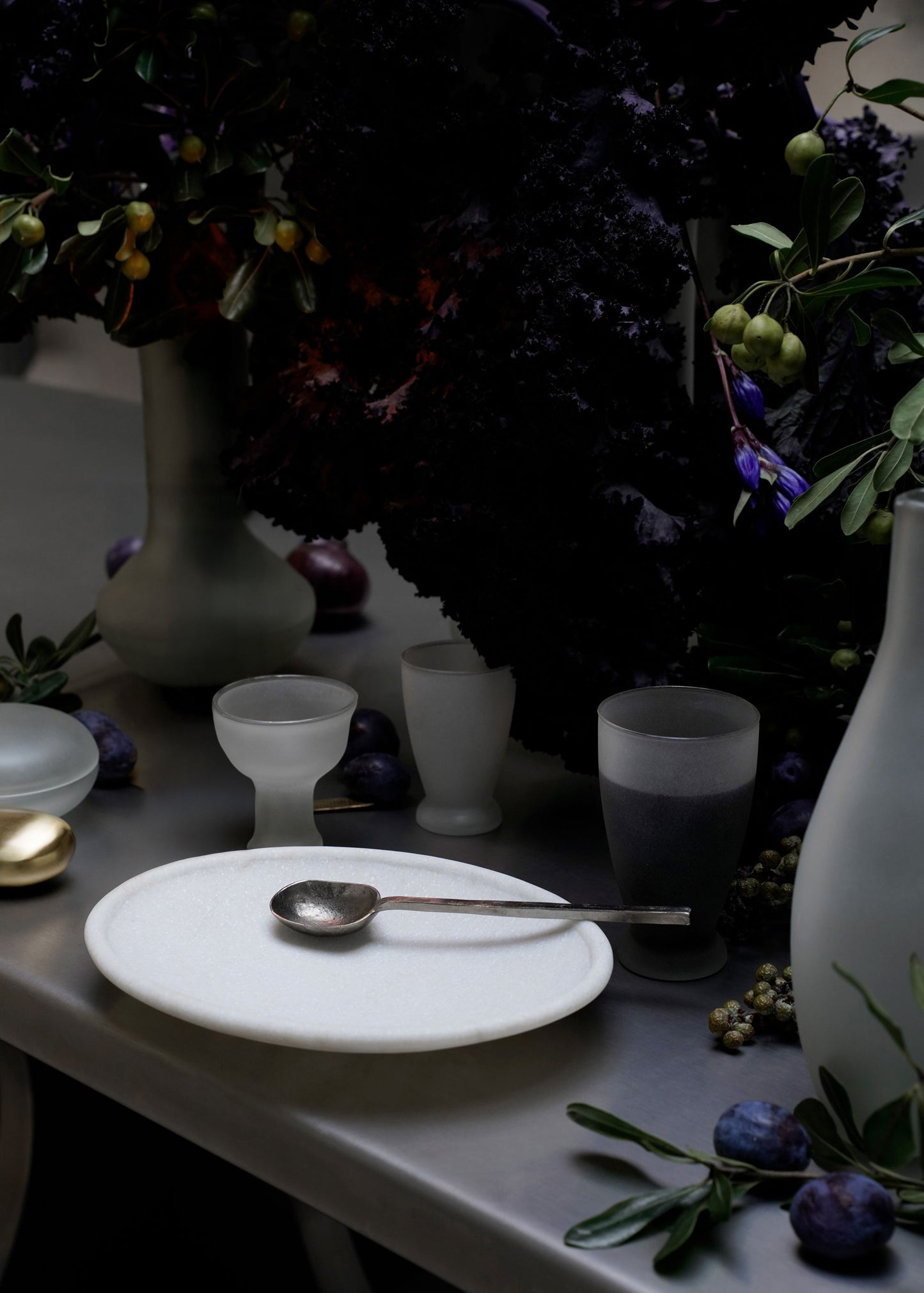 White Marble Plate
