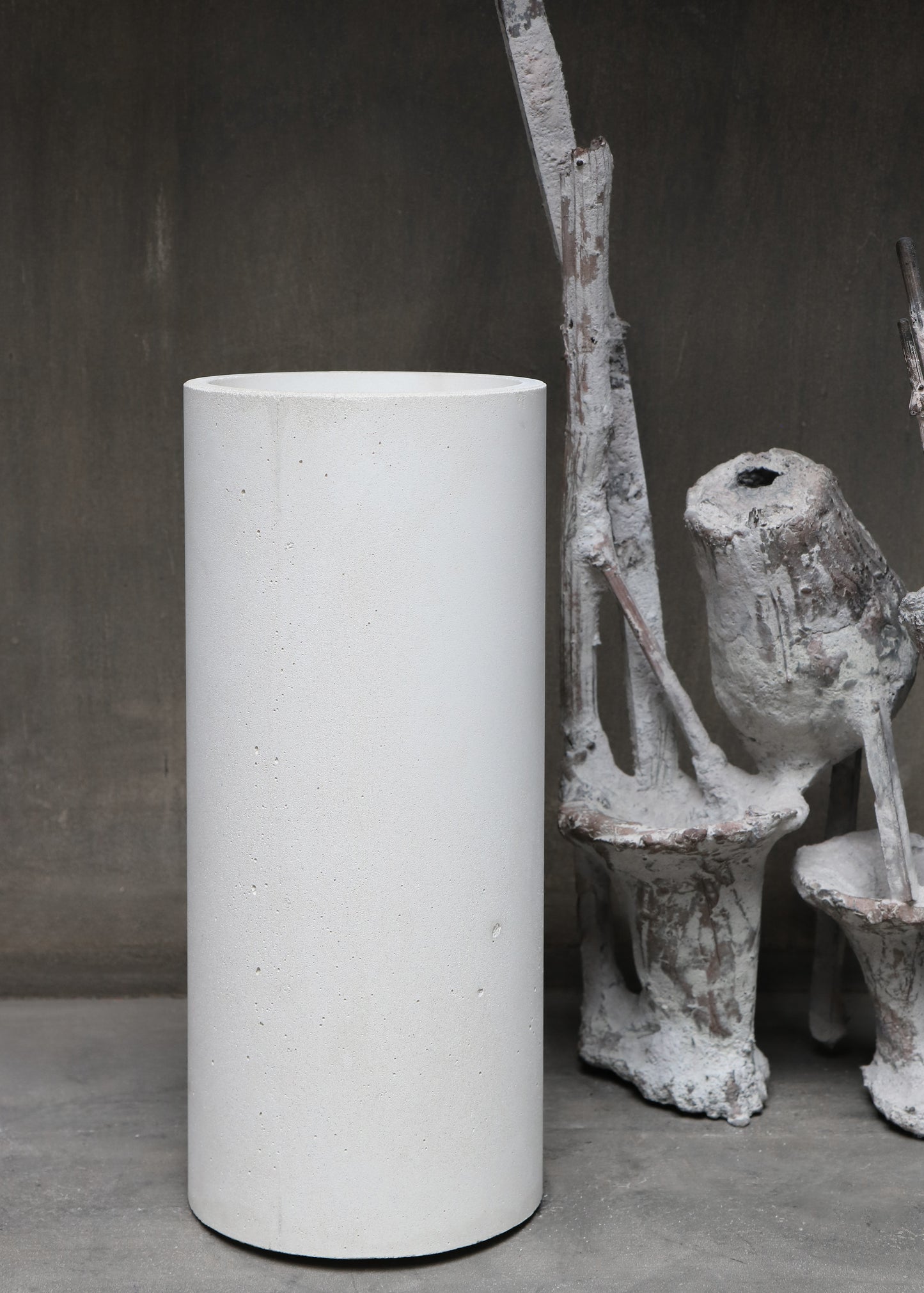 "Cylindrical Concrete Vase" by Michaël Verheyden