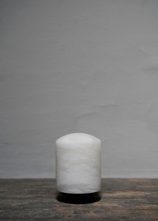 "Coprin Alabaster Lamp #1" by Michaël Verheyden