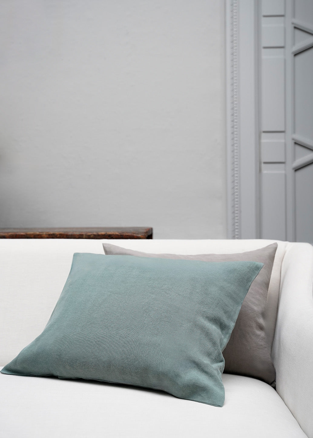 Heavy Linen Cushion Cover - Crab