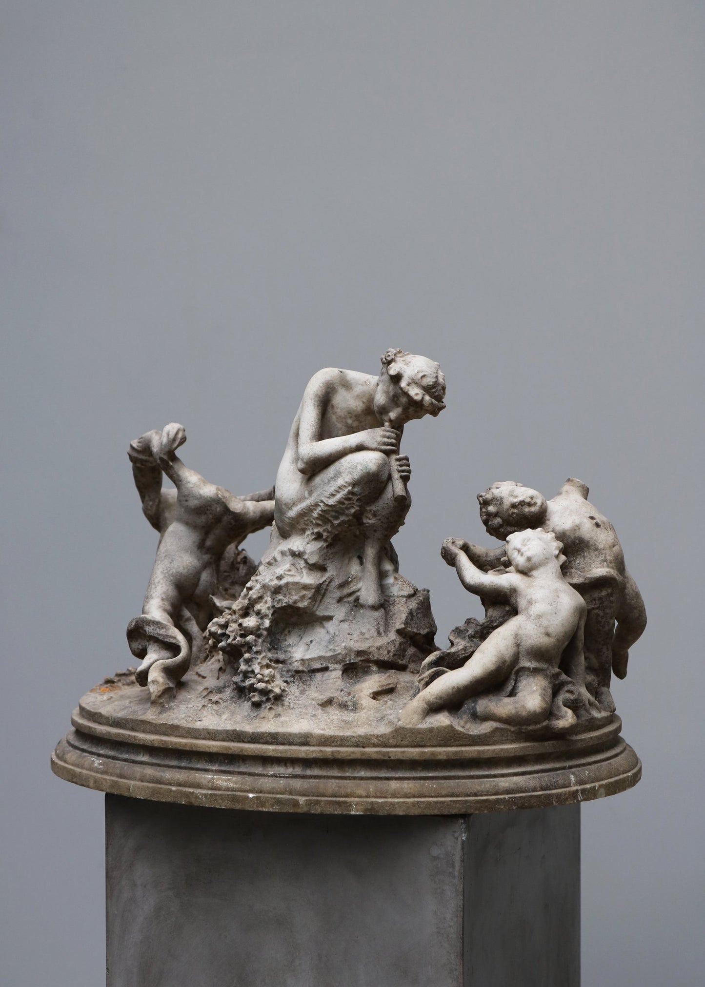 ANTIQUE ITALIAN MARBLE SCULPTURE