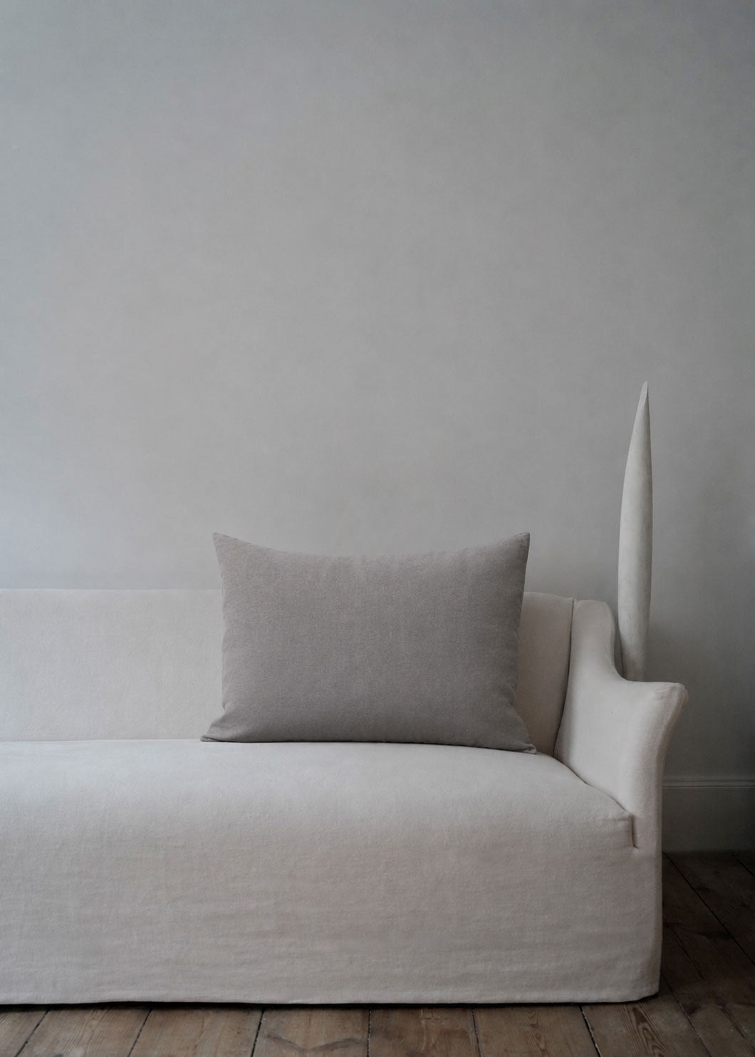 HEAVY LINEN CUSHION COVER LARGE - Fumo