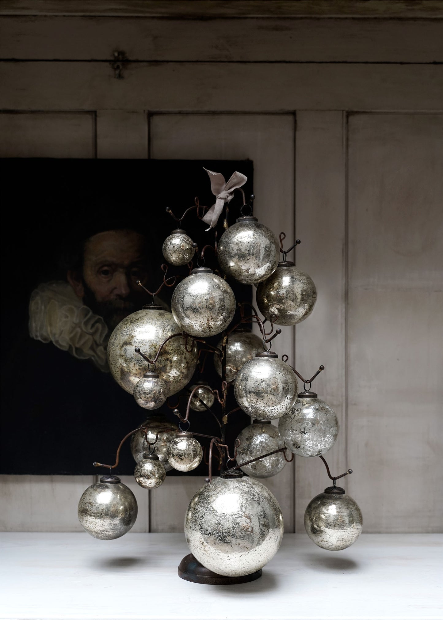 Enameled Bauble Silver - Medium