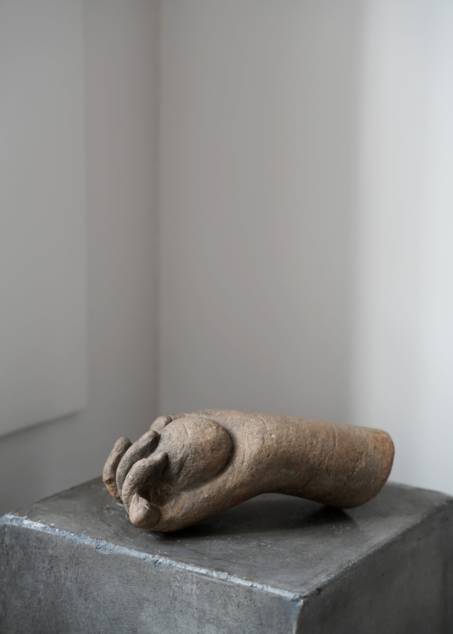 Khmer Stone arm of Vishnu God
