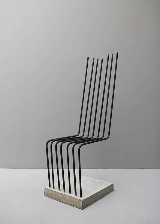 "SOLID WIRE CHAIR" BY HEINZ H. LANDES