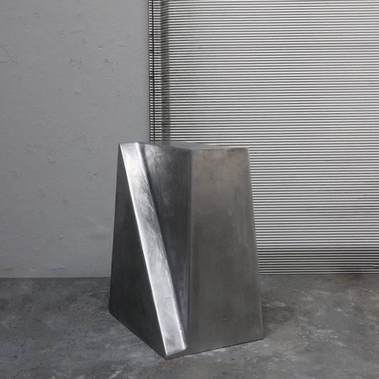 "ALUMINUM GEOMETRY SIDE TABLE #5" by Jan Janssen