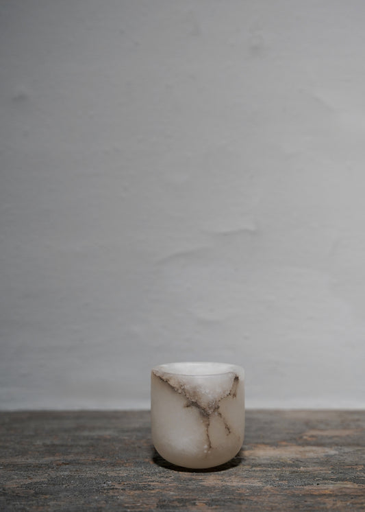"Luce Small Alabaster Jar #1" by Michaël Verheyden