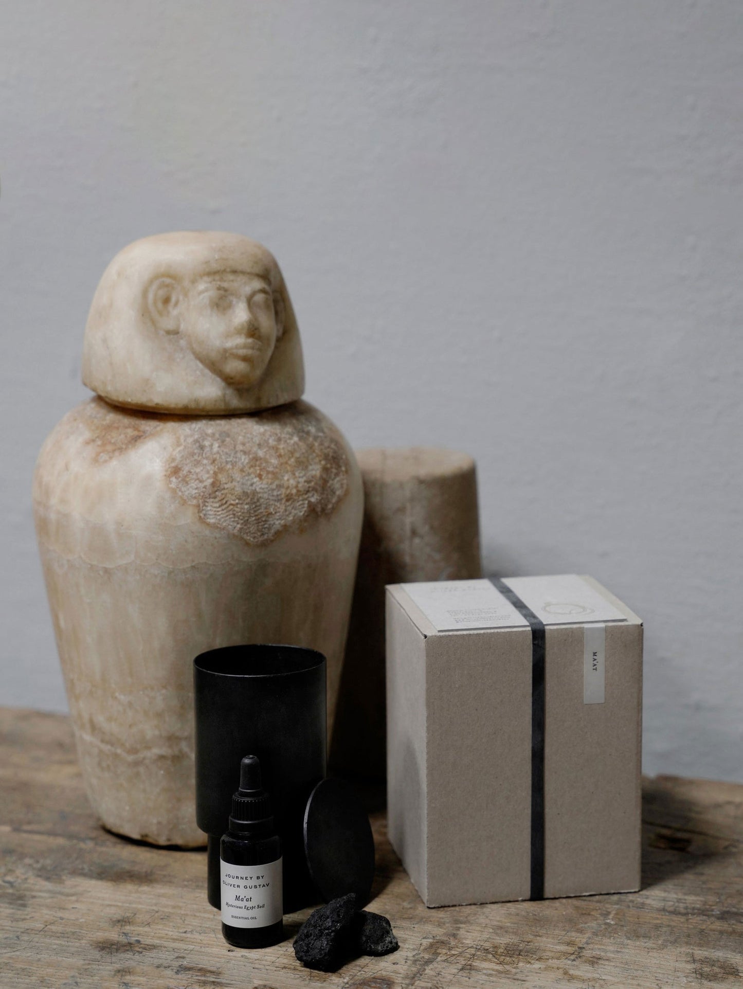 "Ma'at" Potpourri in Iron Vessel