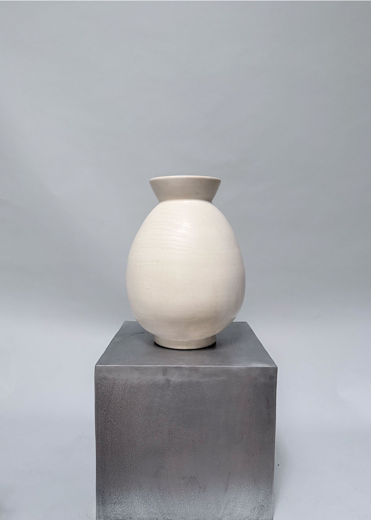 Large white Ceramic Vase