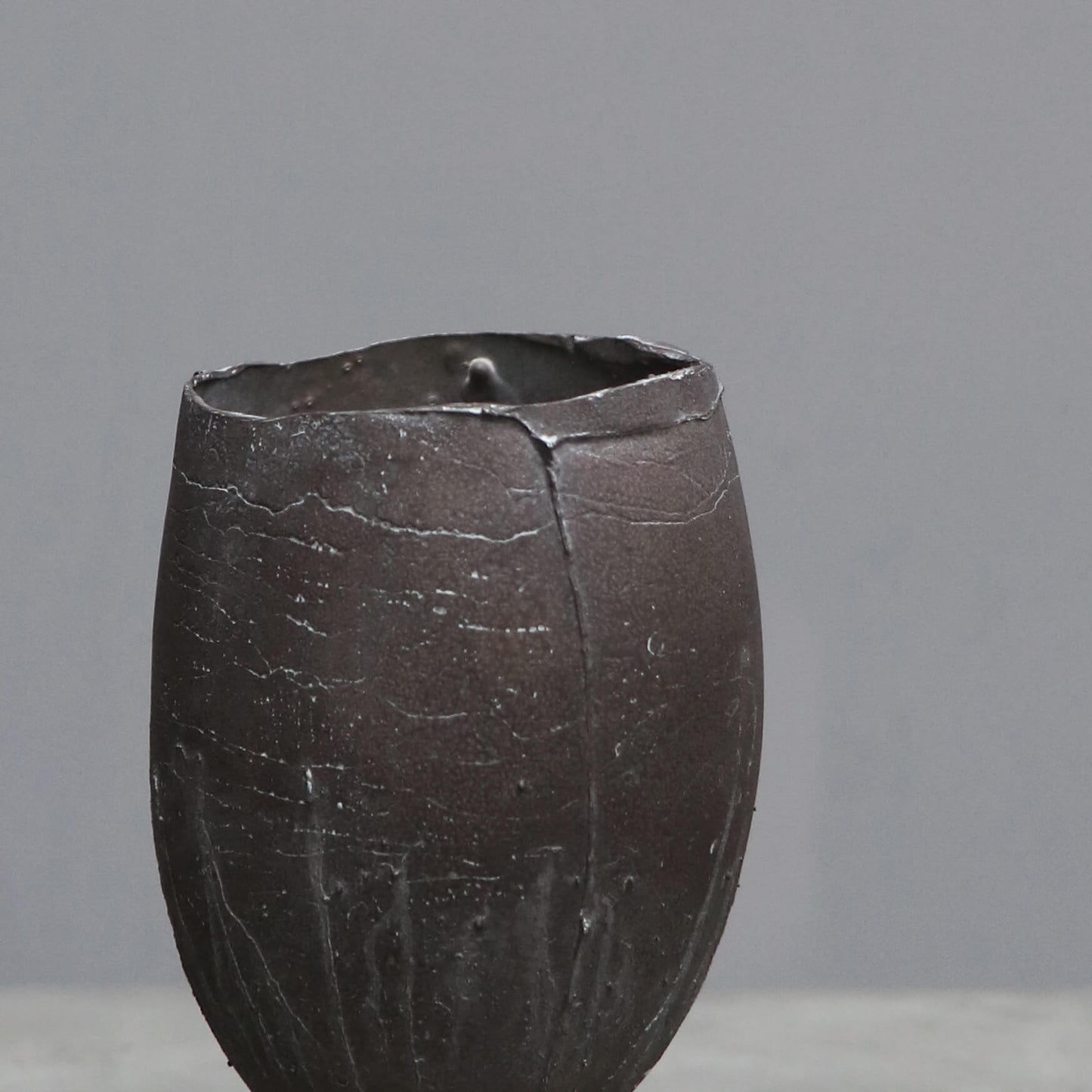 Vessel in silver by Peter Bauhuis