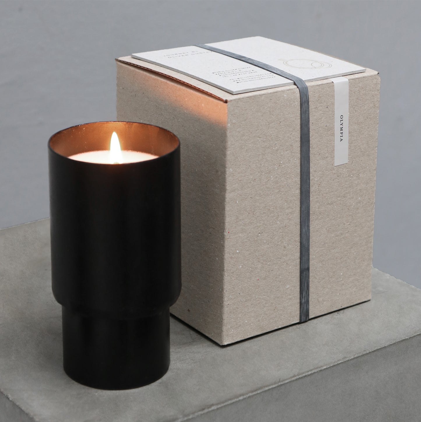 "Olympia" Scented Candle in Iron Vessel