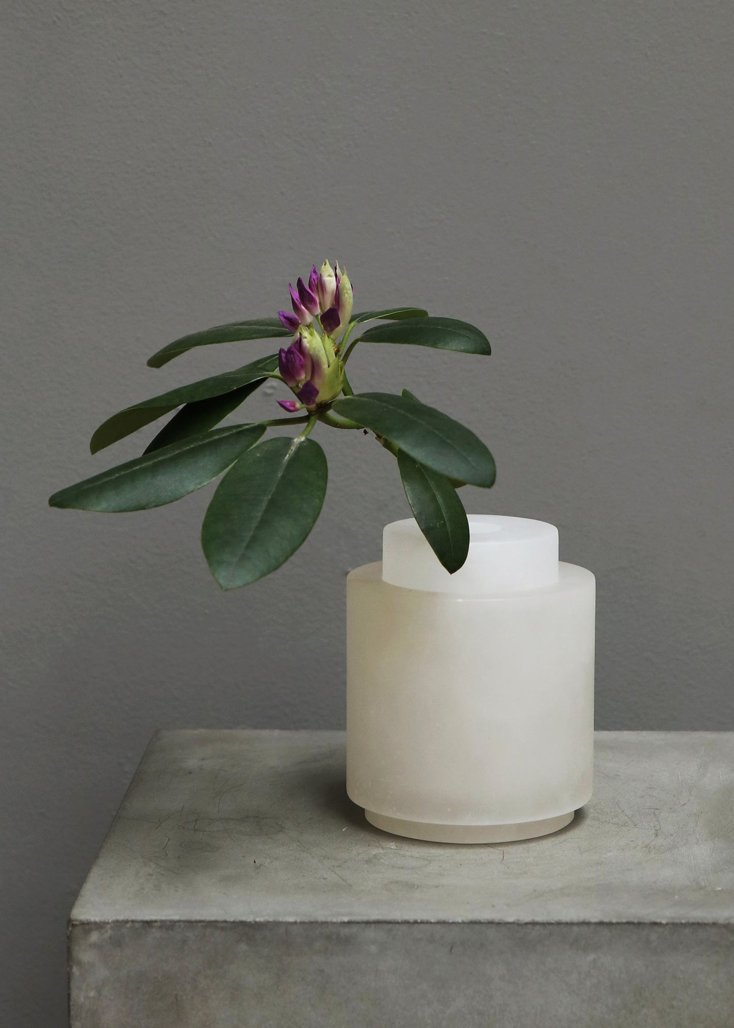 "Petite Vase alabaster White by Michaël Verheyden