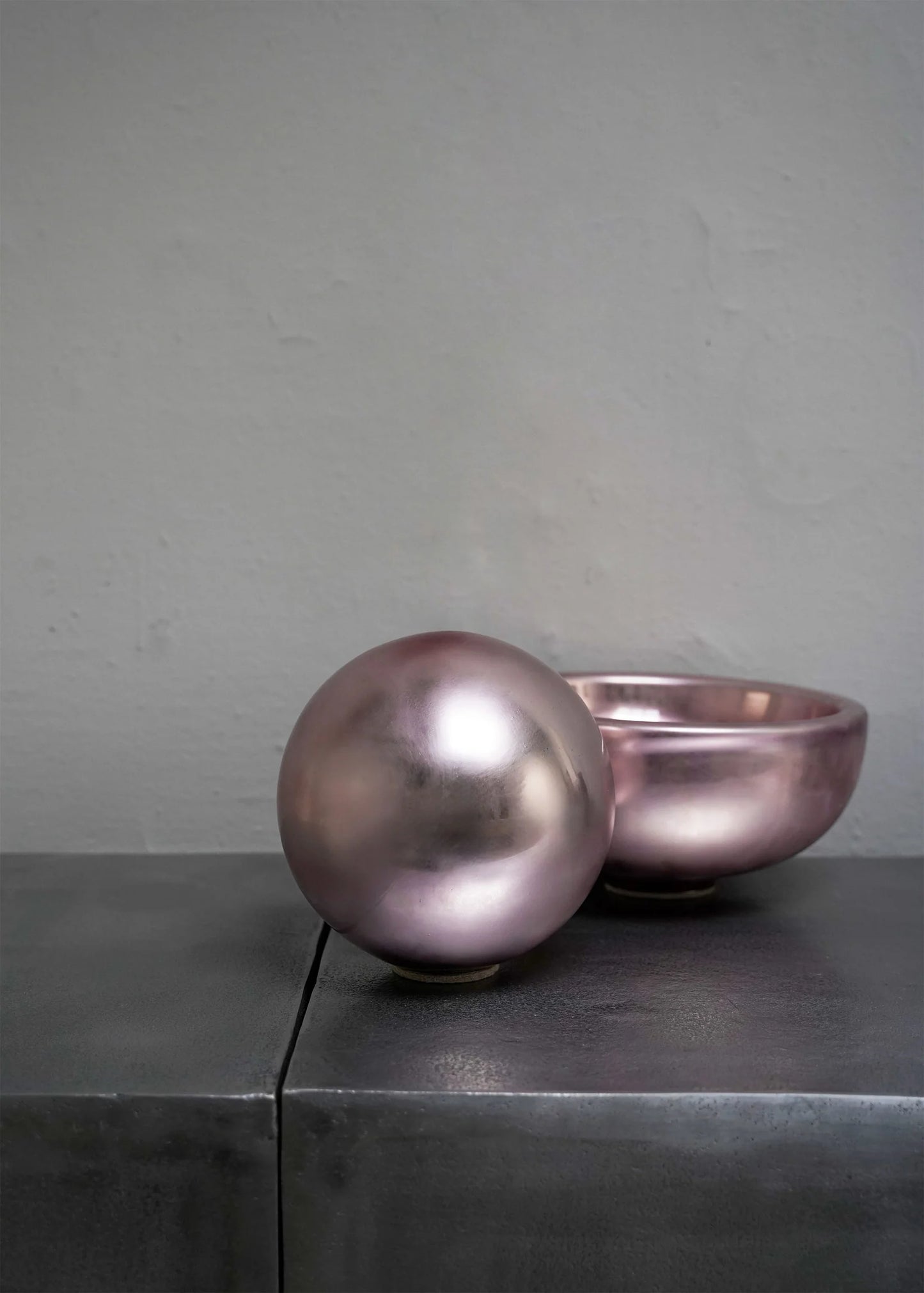 Pink Glass Objects