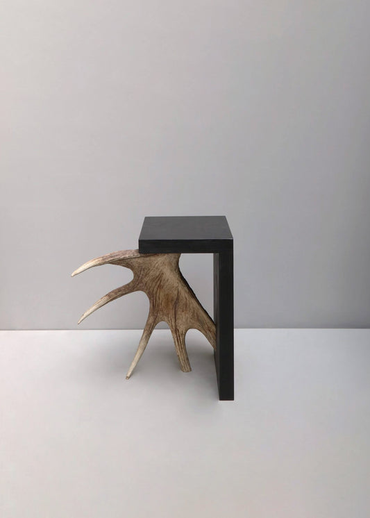 "Stag T Side Table in Black" by Rick Owens