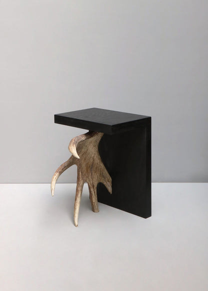 "Stag T Side Table in Black" by Rick Owens