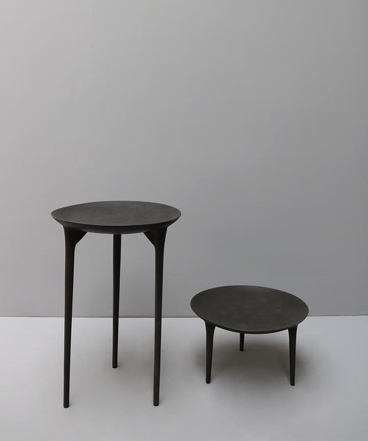 "BRAZIER SIDE TABLES" BY RICK OWENS