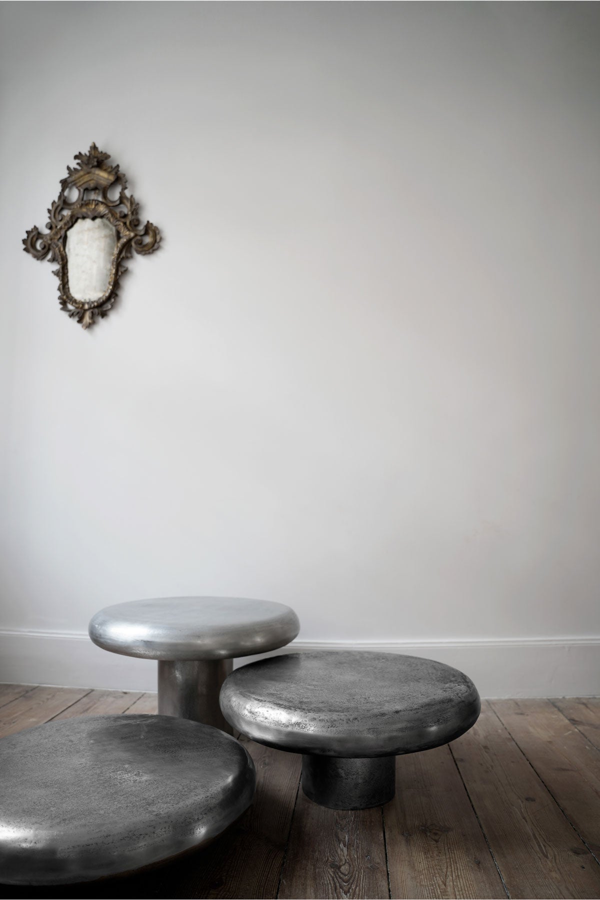"Round Aluminum Table Small" by Oliver Gustav