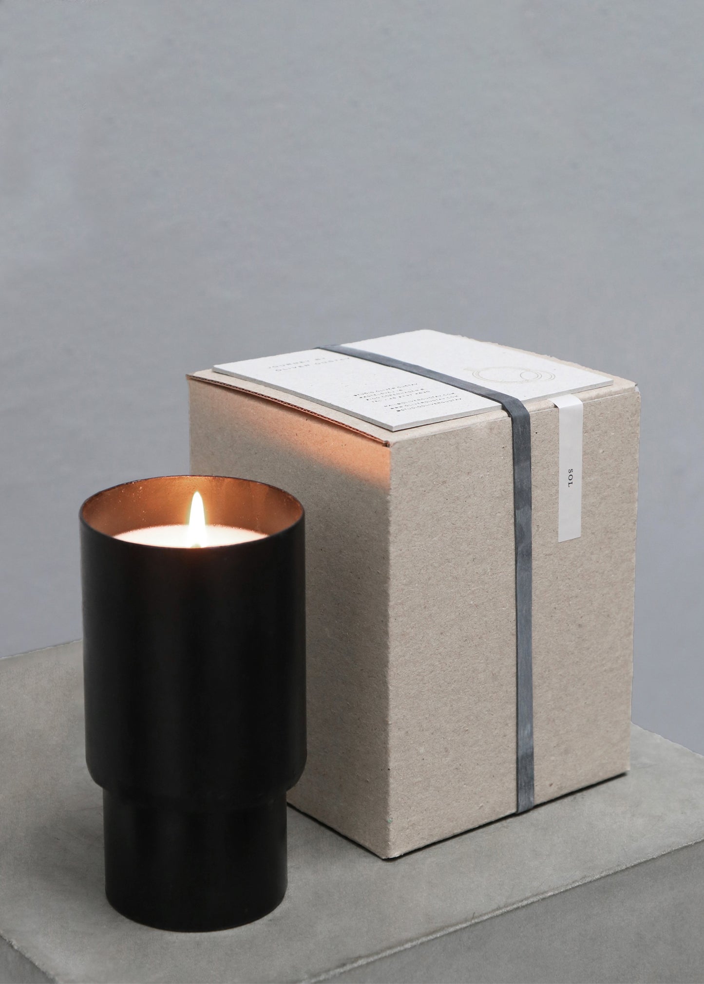 "Sol" Scented Candle in Iron Vessel