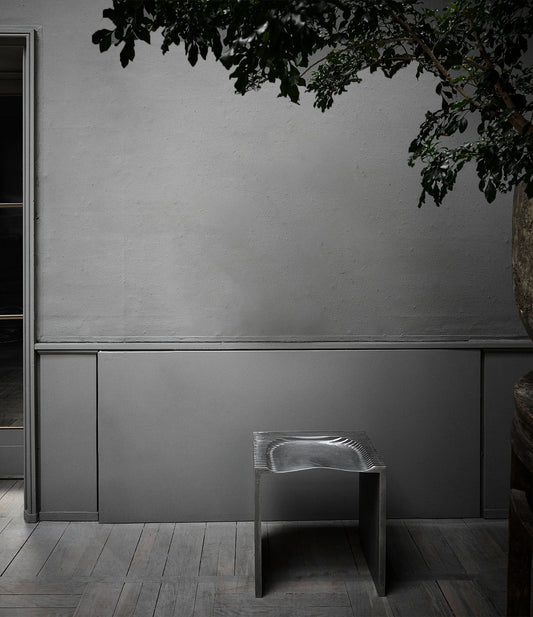 "STOOL NO1 IN ALUMINIUM" BY JAN JANSSEN