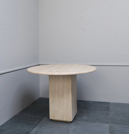 SMALL TRAVERTINE TABLE