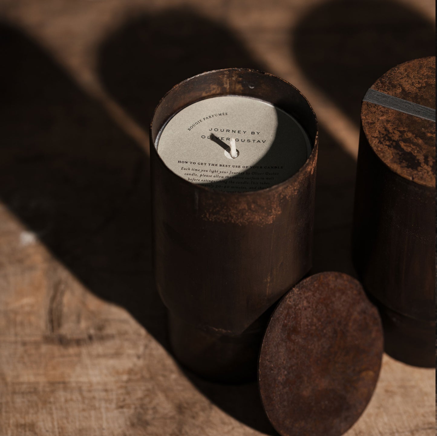 "Volubilis" Scented Candle in Iron Vessel