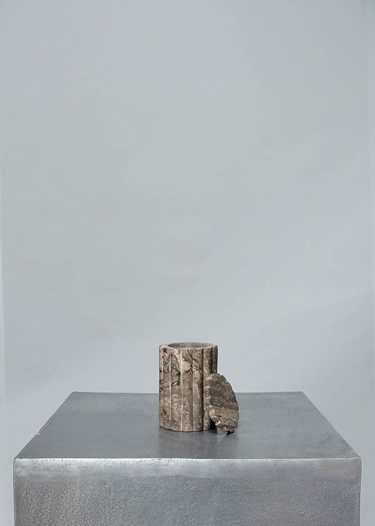 Travertine Jar