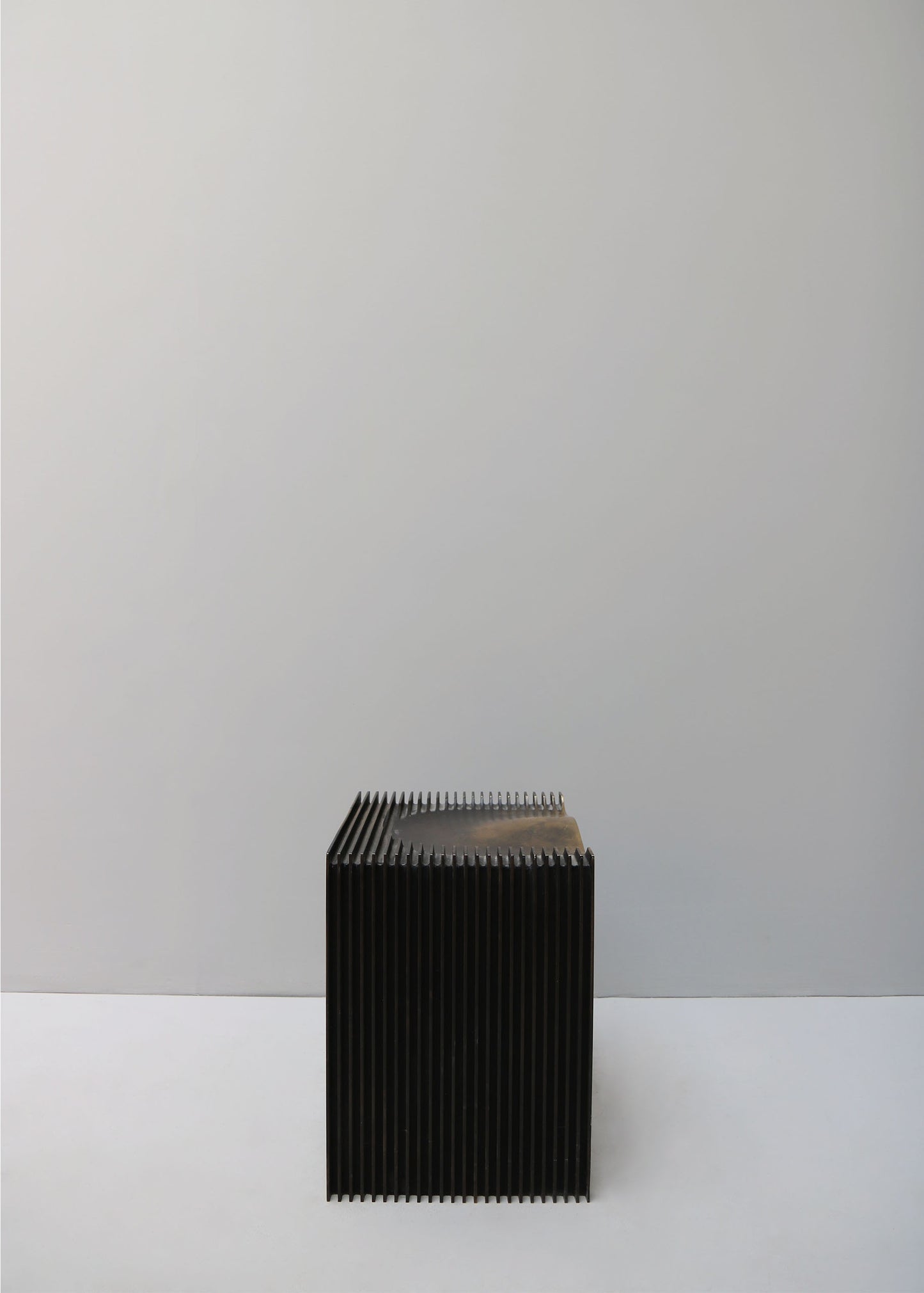 "STOOL NO1 IN BRASS" BY JAN JANSSEN