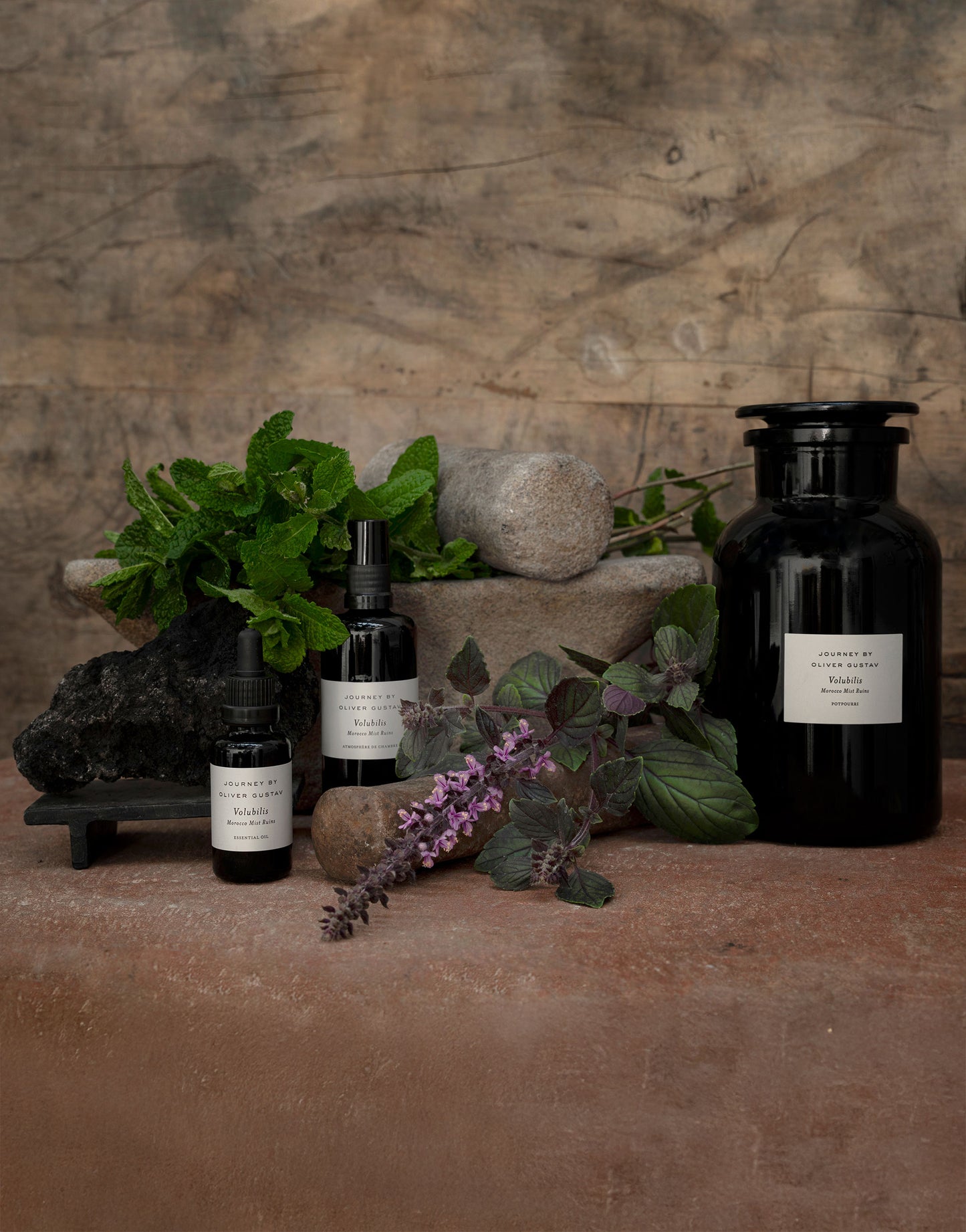 "Volubilis" Scented Candle in Iron Vessel