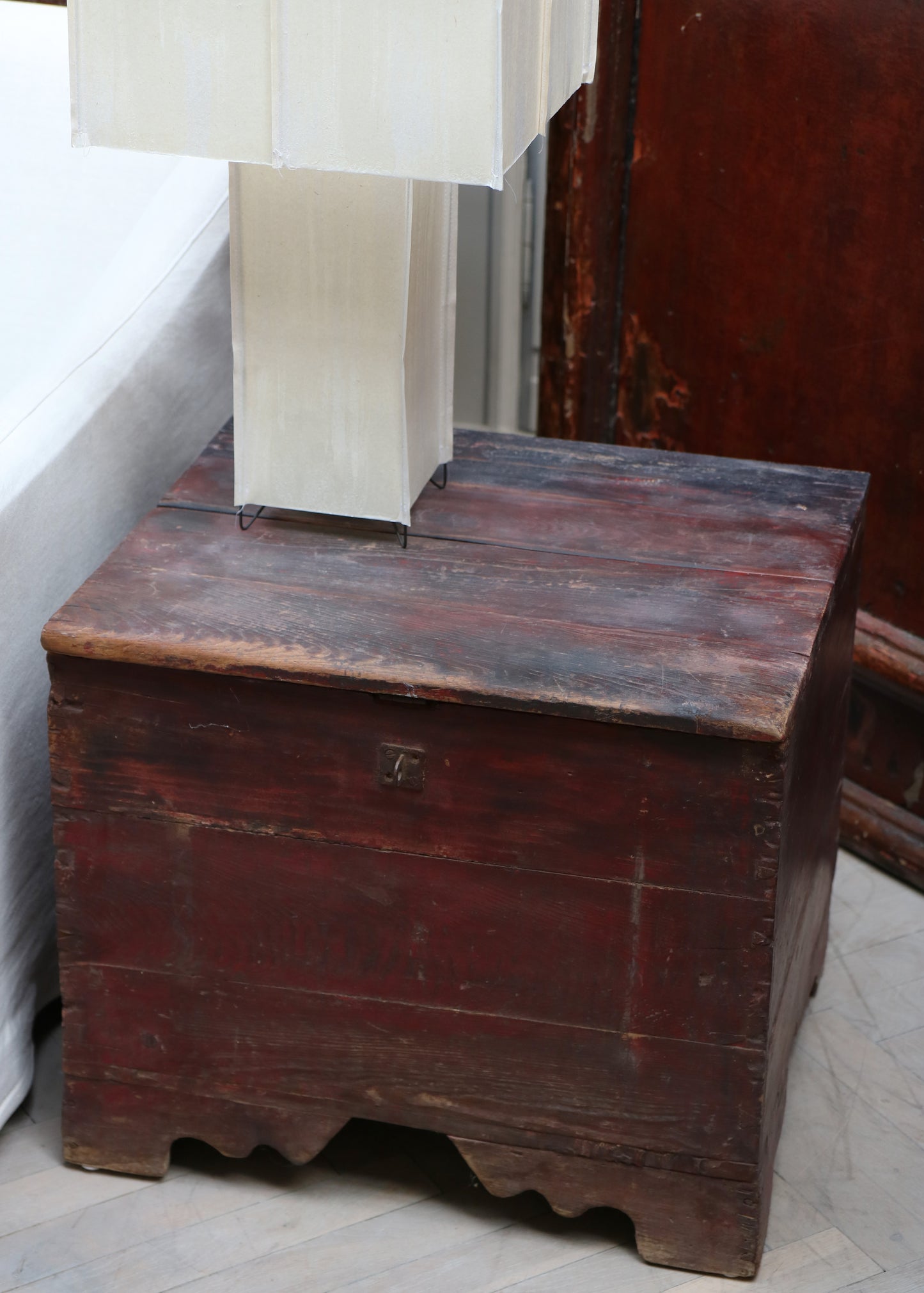Antique Asian Trunk #17
