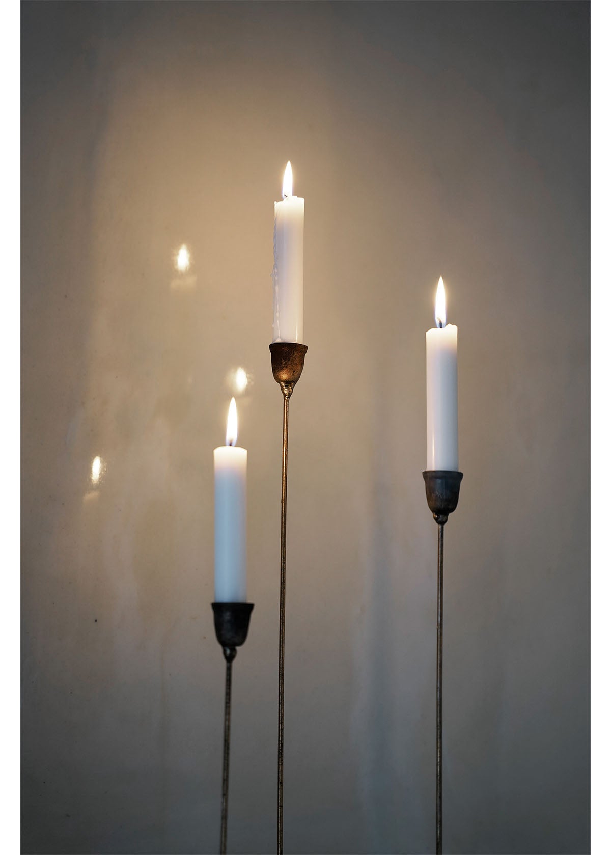 Brass candle holders