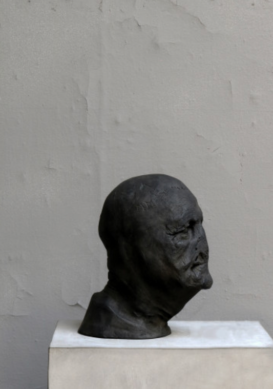 "BRONZE HEAD" BY KAARE GOLLES