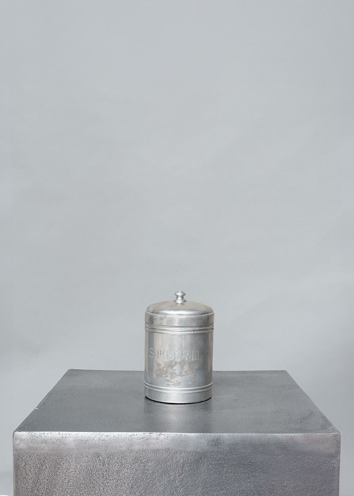 Vintage Aluminum Sugar Canister #3