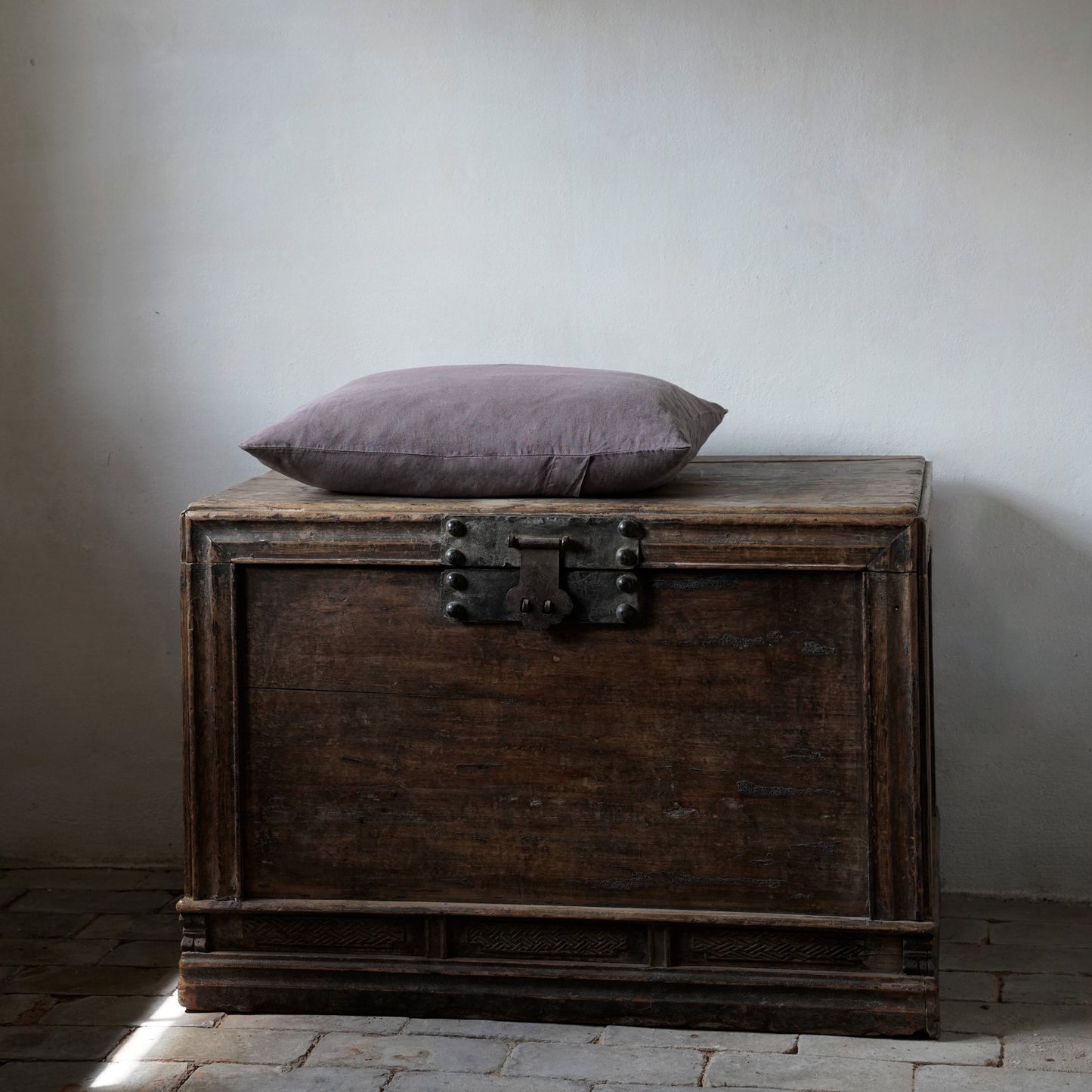 Linen Cushion Cover - Cacao