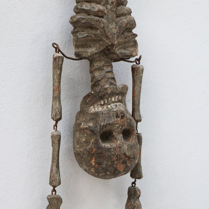 Mexican wooden skeleton