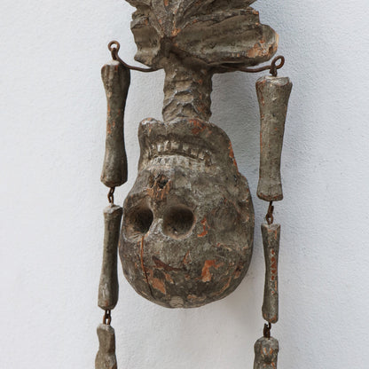 Mexican wooden skeleton