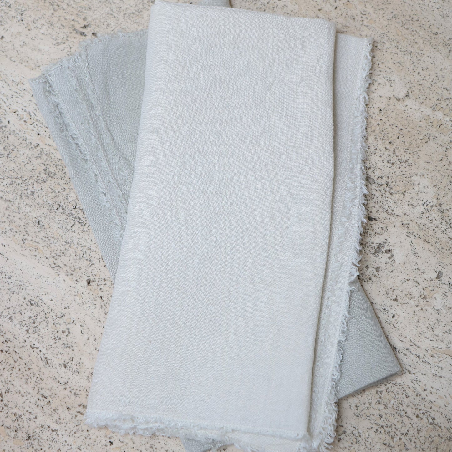 Leinenserviette - Marmo