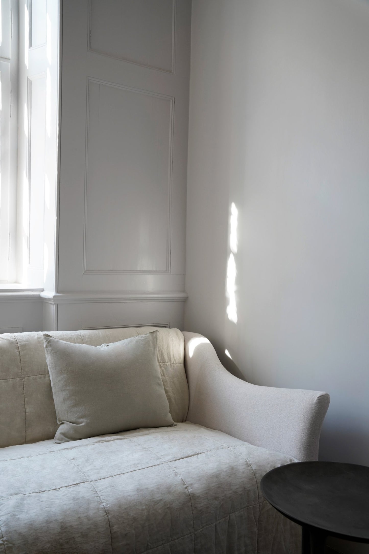 Linen Quilt Blanket - Marmo