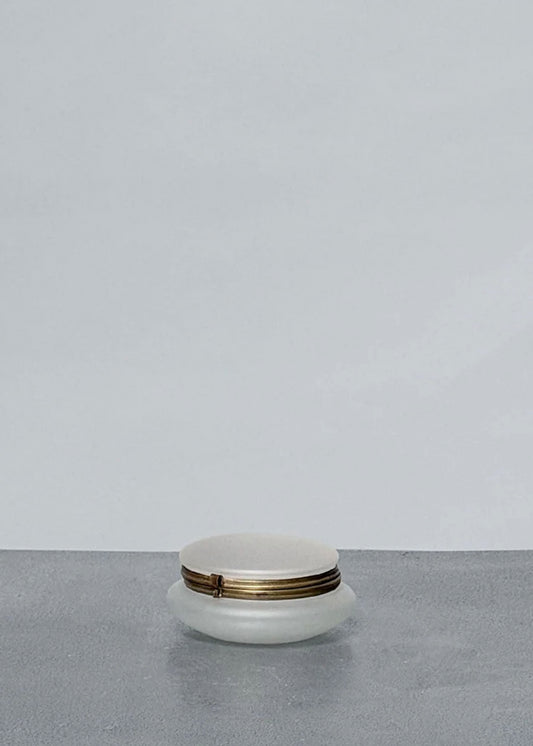Early 19th Century French Opaline Glass Box #1