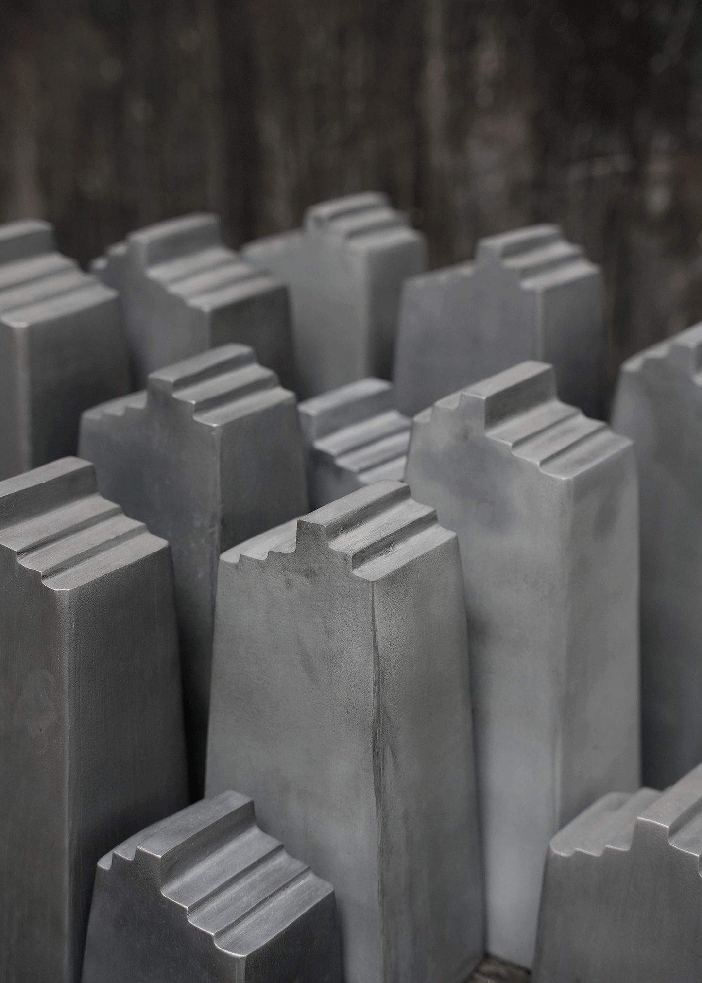 Aluminium-Wandskulptur