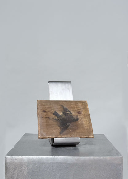 Bird, oil on canvas by Gustaf Ericson Fischer (1846–1893)