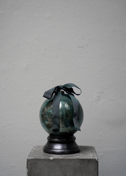 Enameled Bauble Peacock - Medium